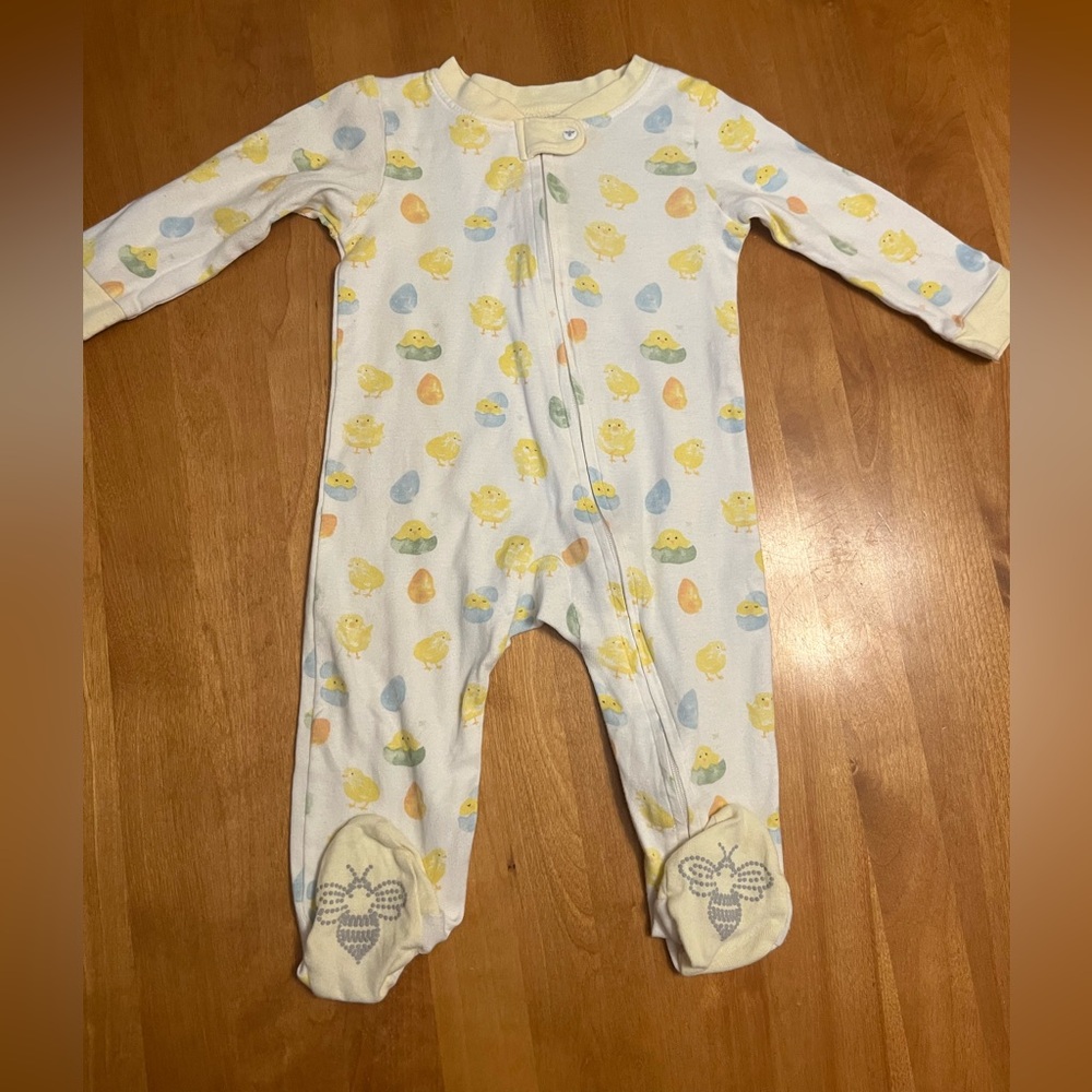 Burt's Bees Baby Yellow Hatching Chicks Footie